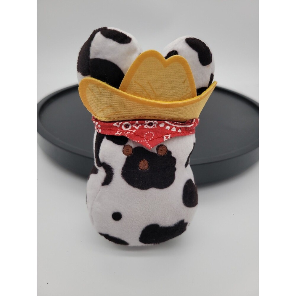 Peeps Black & White Cow Cowboy Easter Bunny Rabbit Stuffed Western Plush 2025